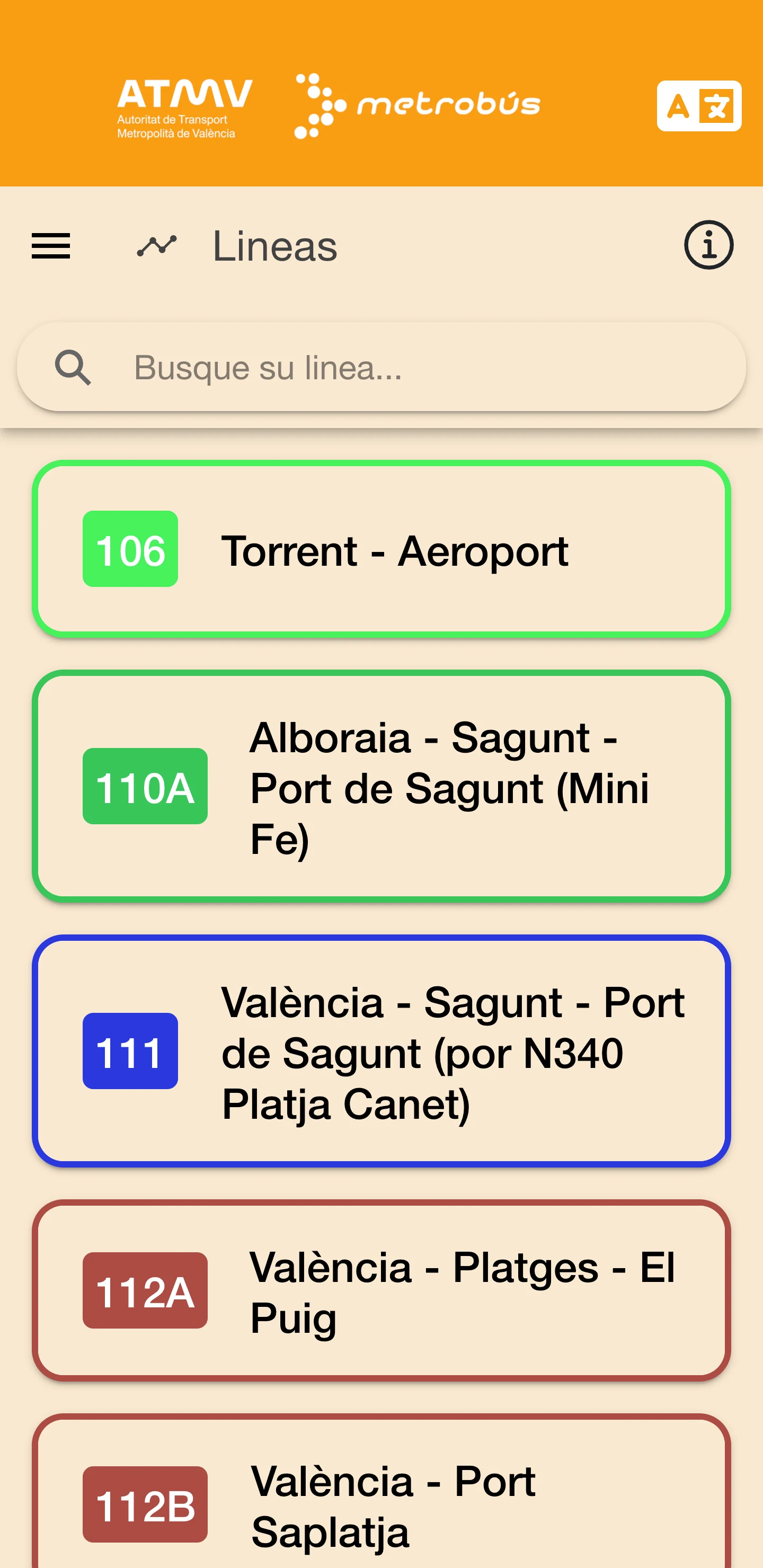 Metrobús screenshot